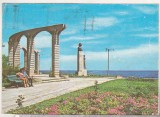 Bnk cp Constanta - Statuia lui M Eminescu - circulata - marca fixa, Printata
