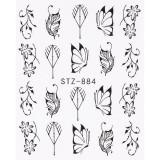 Cumpara ieftin Tatuaj Unghii LUXORISE Simple Romantic Art, STZ-884, LUXORISE Nail Art