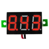 Voltmetru LED 3.3-30Vdc 33x14x10mm rosu