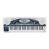 Orga electronica cu 49 de clape, 100 sunete, 16 note polifonice, 32 de ritmuri, 32 melodii, Bontempi