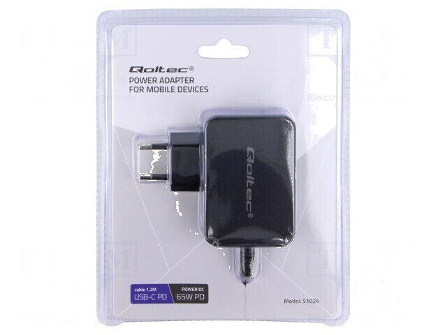 Alimentator plug-in 5VDC 3,25A 65W
