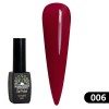 Oja Semipermanenta Global Fashion Black Elite 006, 8ml, Visiniu Deschis - Rezistenta 3-4 saptamani, Uscare rapida LED/UV