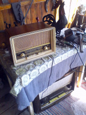 Vechi Radio pe lampi Simens Md Super B 7.An 1956-1957 foto