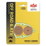 SBS - plăcuțe de fr&acirc;nă 637SI - Offroad &amp; ATV [Sinter / Carbon]