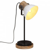 Lampa de birou 25 W, alb, 17x17x50 cm, E27 GartenMobel Dekor, vidaXL