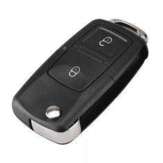 Carcasa cheie 2 butoane VW Passat Polo Golf Touran Bora Ibiza Leon Octavia Fabia foto
