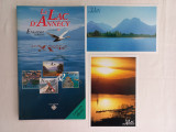 LE LAC D&#039;ANNECY, HAUTE- SAVOIE, ENGLISH VERSION + 2 POST-CARDS OFFERED
