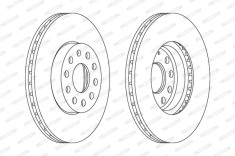 FERODO DDF1218C PREMIER Coat+ disc Disc frana foto