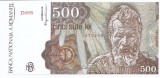 Romania 500 lei 1991 Ianuarie - Constantin Brancusi (279468) P-98a- UNC !!!
