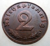 2.845 GERMANIA 2 REICHSPFENNIG 1938 B XF