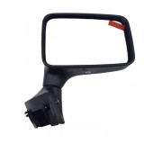 Oglinda exterioara Fiat 126 P 09.72-09.2000 partea dreapta Best Auto Vest crom convex carcasa neagra reglare manuala fara incalzire, Model BIS