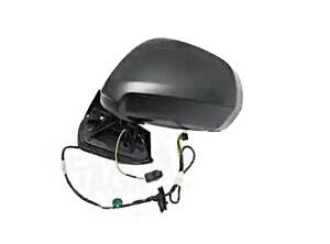 Oglinda exterioara Citroen C4 Picasso (Ua/Ud), 10.2006-06.2013, Stanga, reglare electrica; grunduit; incalzita; geam convex; cromat; 7 pini; cu semna foto