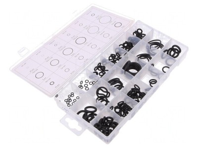 Set O-ring-uri cauciuc NBR 225 buc. foto