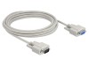 Cablu DELOCK D-Sub 9 pini 5m bej cod 84016