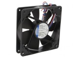 Ventilator axial DC 12V 119x119x25mm 168m3/h 43dBA cu bilă