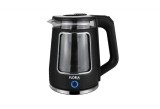 Cumpara ieftin Fierbator Floria ZLN9822, Capacitate 1.8L, Baza rotativa 360&deg;, Oprire automata/manuala, Indicator luminos, 1800W