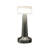 Lampa de masa cu 3 nivele de lumina, USB si Touch, Metal/Plastic, 21.5 cm, ATU-080556, Oem
