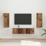 Cumpara ieftin Set comoda TV 2 buc. 30 x 31 x 80 cm Lemn vechi