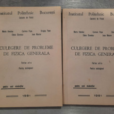 Culegere de probleme de fizica generala partea I si II de Maria Honciuc,etc