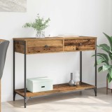 vidaXL Masă de consolă Lemn Vechi 100 x 34,5 x 75 cm Lemn compozit 882241