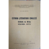 ISTORIA LITERATURII ENGLEZE SECOLUL AL XIX-LEA. REALISMUL CRITIC-ANA CARTIANU-243398