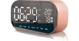 Akai radio cu ceas ABTS-S2GD, roz, &quot;ABTS-S2 GOLD&quot; (timbru verde 2 lei)