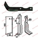Cutit motocultor 185mm x 30mm (stanga) AGRIA, Taiwan