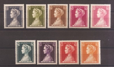 Monaco 1957 - Nașterea Prințesei Caroline, 1929-1982, MNH foto