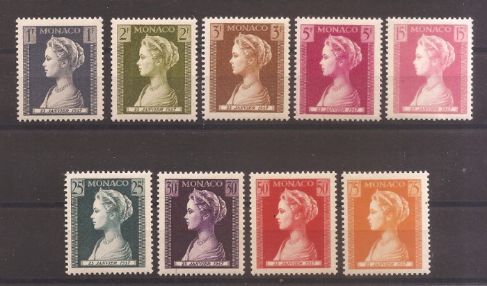Monaco 1957 - Nașterea Prințesei Caroline, 1929-1982, MNH