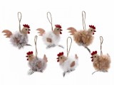 Cumpara ieftin Set 6 Gaini suspendabile din textil 11x9 cm