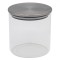 Borcan Depozitare, Model Borosilicat, Capac Metalic, Transparent, Capacitate 350ml