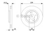 Disc frana CITROEN C-CROSSER (EP) (2007 - 2016) BOSCH 0 986 479 372