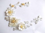 coronita mireasa cu flori albe 34436