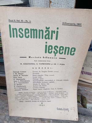 Revista Insemnari Iesene nr.4/1937 foto