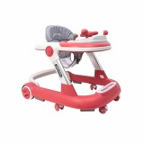 Premergator cu 6 roti silentioase, 6luni+, sezut reglabil, pliere usoara, roz Z-TOOLS / ZTS9109