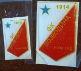 Sticker fotbal - FK VOJEVODINA NOVI SAD - SERBIA (Format mare 7 x 4.5 cm)