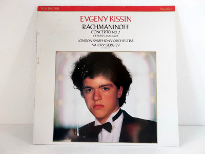 Yevgeny Kissin - Rachmaninoff - Concerto No.2 - 6 Etudes Tableaux, vinil, VG+ foto