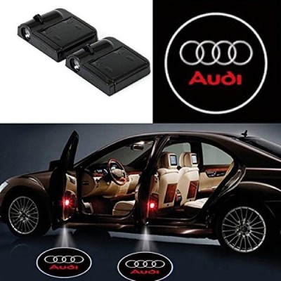 Set 2 Lampi Proiectoare Led Logo Universale AUDI foto