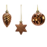 Cumpara ieftin Set 3 Goburi decorative - Rusty Brown Figurines Bunch | Kaemingk