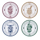 Cumpara ieftin Set 4 farfurii - Hogwarts Houses | AbyStyle