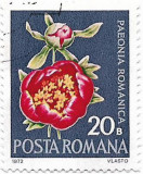 Flori rare, monumente ale naturii, 1972 - 20 B, obliterat, Flora, Stampilat