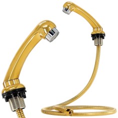 Handset pentru furtun de pulverizare pentru saloane de coafură E03-WP049-GOLD