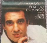 Vinil original SUA Placido Domingo with John Denver, Perhaps Love, 1981
