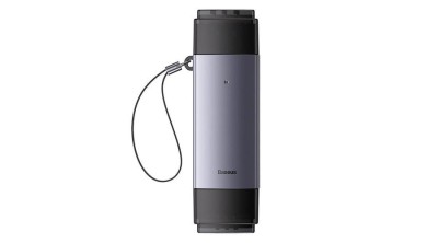 Cititor de carduri de memorie Baseus Lite Series SD/TF, USB + USB-C (gri) foto