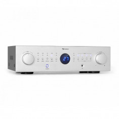 Auna AMP-CD950 DG, amplificator digital multicanal, 8 x 100 W, BT, opt. intrare, telecomanda foto