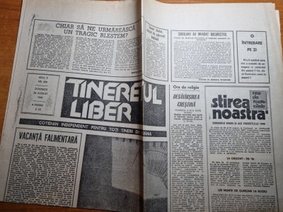 ziarul tineretul liber 26 august 1990 foto