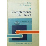 Complemente de fizica - I. Inta ($R134)