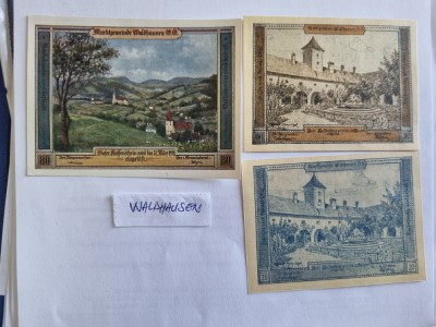 austria notgeld waldhausen 3v. foto