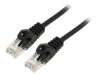 Cabluri patch U/UTP 6 litat Cu LSZH negru 1,5m 26AWG, Lanberg