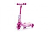 Cumpara ieftin Trotineta electrica cu aburi si lumini pentru copii, cu 3 roti, stabila, Kinderauto Aquamist, 30W, 6V 4.5Ah, roz